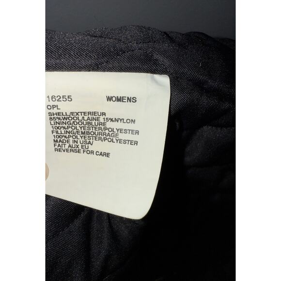 WOOLRICH vintage orange/black wool toggle jacket - size XL - Picture 12 of 14